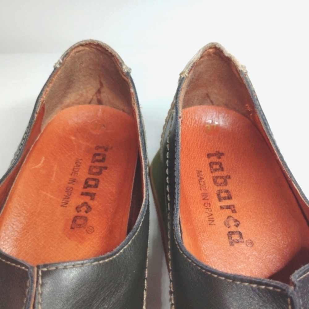 Tabarca Spain Leather Loafers Slip-on Walking Driving Shoes USA 6.5 Eur 37 - Picture 11 of 13